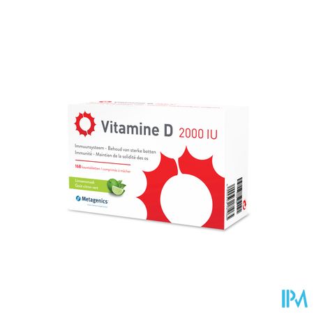 Vitamine D 2000iu Metagenics Comp 168