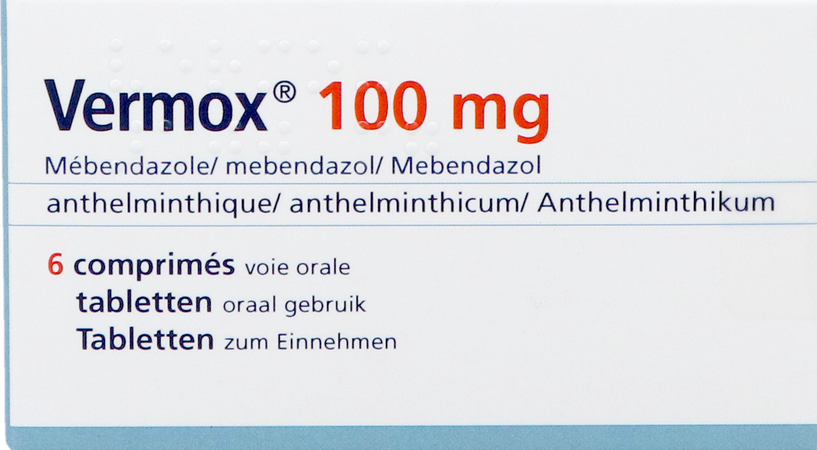 Vermox Orifarm 100mg Comp 6 Pip 1