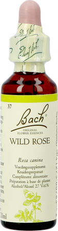 Bach Flower Remedie 37 Wild Rose 20ml 2