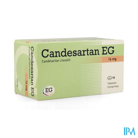 Candesartan EG 16Mg Tabl 98X16Mg