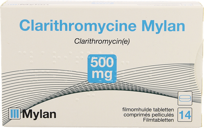 Clarithromycine Viatris 500mg Filmomh Tabl 14 3