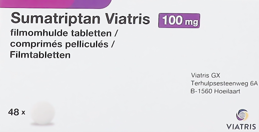 Sumatriptan Viatris 100mg Filmomh Tabl 48 4
