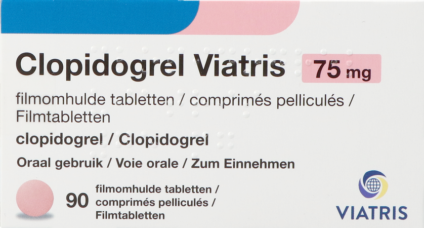 Clopidogrel Viatris 75mg Filmomh Tabl 90 1