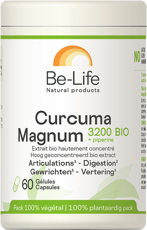 Curcuma Magnum 3200 Be Life Bio Pot Caps 60 1