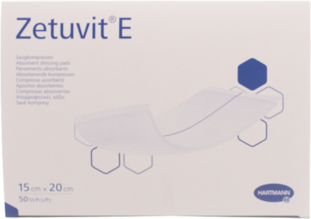 Zetuvit E 15x20cm Nst. 50 P/s 2