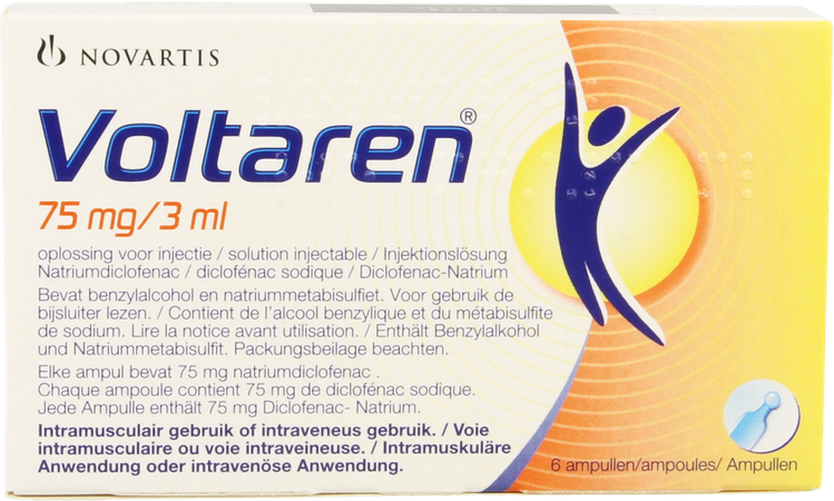 Voltaren Amp 6 X 75mg/3ml 5