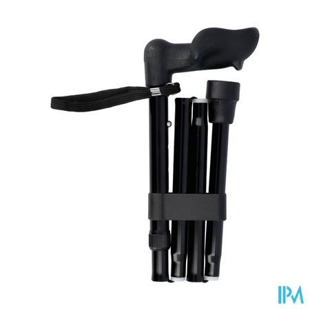 Pluviose Canne Pliable 5pcs Poign.anat.noir Droite