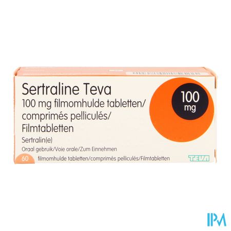 Sertraline Teva 100mg Comp 60 X 100mg 4