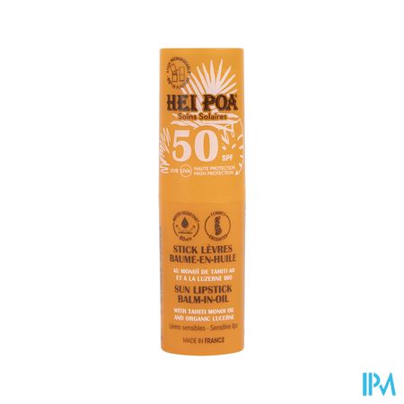 Hei Poa Stick Levres Baume Huile Spf50 4,5g