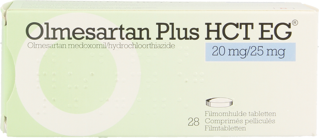 Olmesartan Plus Hct EG 20Mg/25,0Mg Filmomh Tabl 28 1