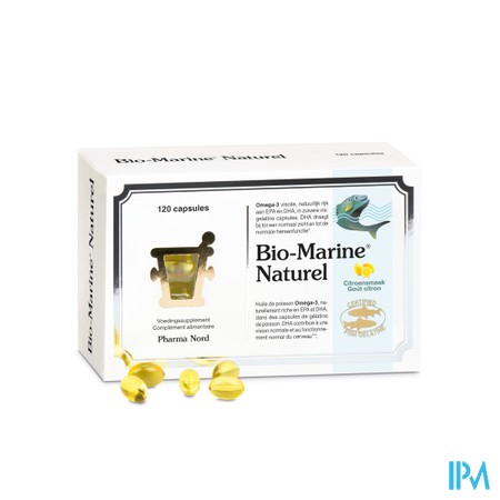 Bio-marine Naturel Citron Caps 120x500mg