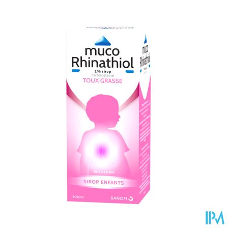 Muco Rhinathiol 2% Enfant Sirop 200ml Nf