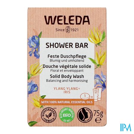 Weleda Shower Bar Ylang Ylang + Iris 75g 1