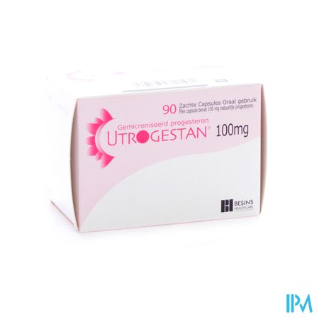 Utrogestan Caps Oral 90 X 100mg