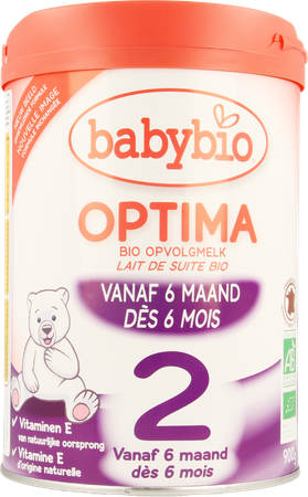 Babybio Optima 2 Opvolgmelk Bio Bifidus +6m 900g 4