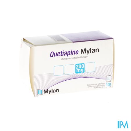 Quetiapine Viatris 200mg Filmomh Tabl 100