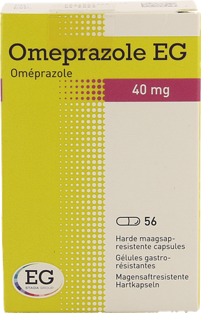 Omeprazole EG 40 Mg Maagsapresist Caps Pot 56X40Mg 1