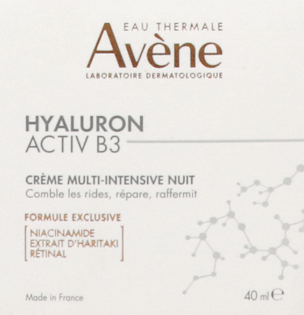 Avene Hyaluron Activ B3 Cr Regen. A/ride Nuit 40ml 2