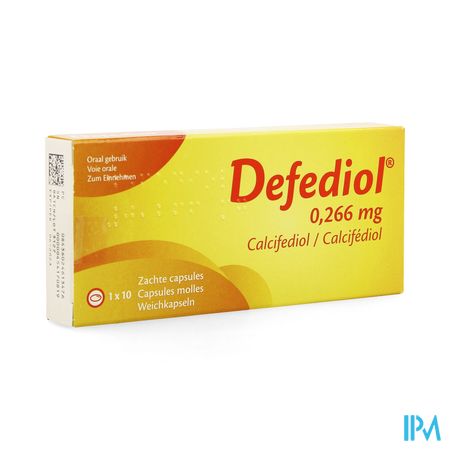 Defediol 0,266mg Caps Molle 10