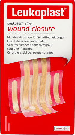 Leukosan Strip Natur. 6x6x38mm+3x6x75mm Leukoplast 2