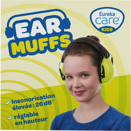 Eureka Care Casque Protection Auditive 3-12a Fluo 1