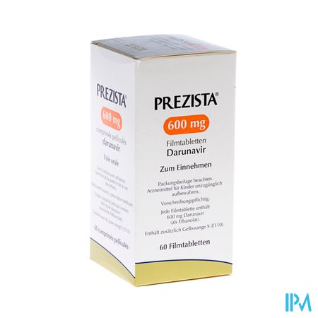 Prezista 600mg Comp 60 X 600mg 2