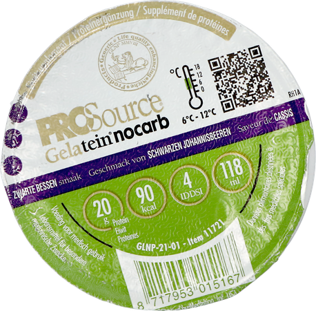 Prosource Gelatein Nc Zwarte Bes 20g Eiwit 118ml 3