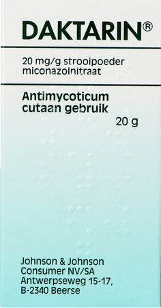 Daktarin Pulv Derm 1 X 20g 2% 3