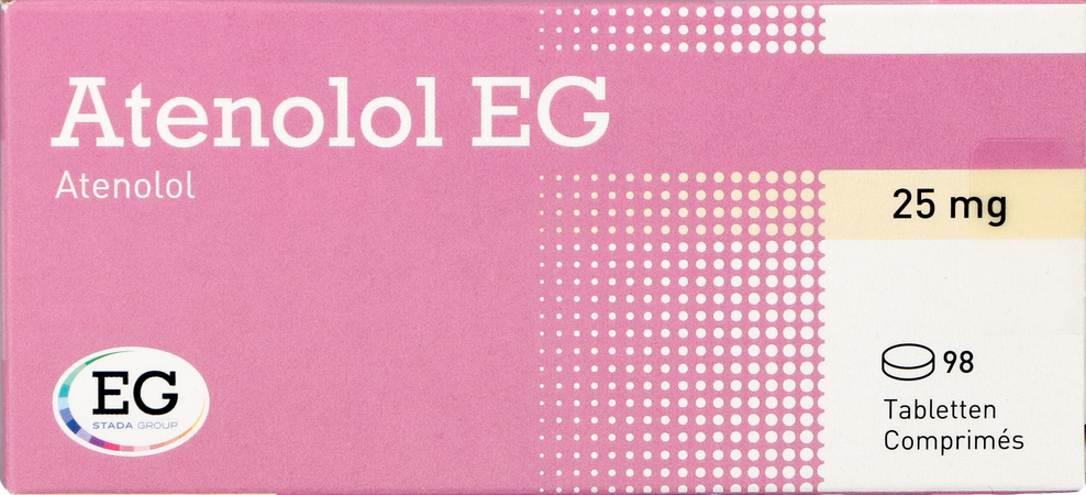 Atenolol EG 25Mg Tabl 98 2
