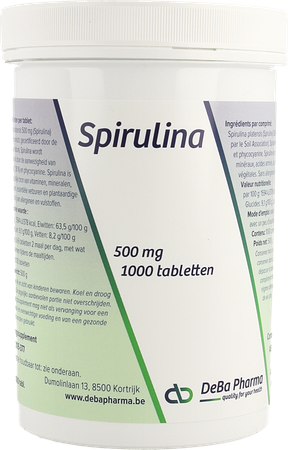 Spirulina Comp 1000x500mg Deba 4