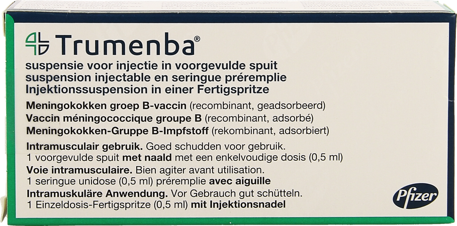 Trumenba Susp Inj Seringue Prerempl. 1x0,5ml + Aig 1
