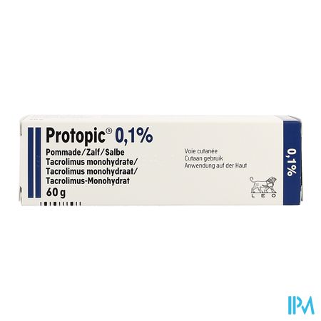Protopic 0,1 % Pommade-zalf 60g 5