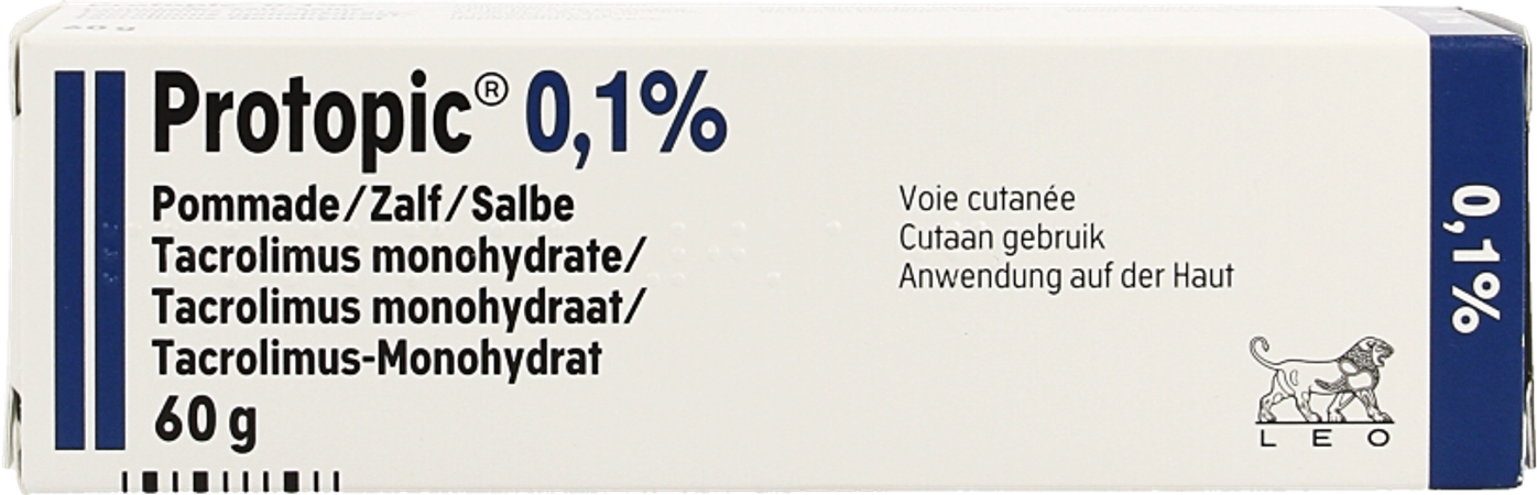 Protopic 0,1 % Pommade-zalf 60g 5