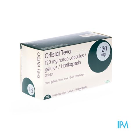 Orlistat Teva Harde Caps 90 X 120mg