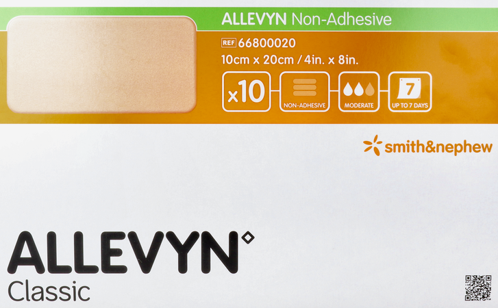 Allevyn Non Adh Verb Hydrocel. 10x20cm 10 66800020 1