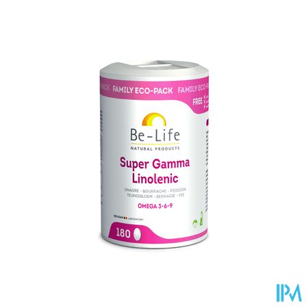 Super Gamma Linolenic Be Life Caps 180 3