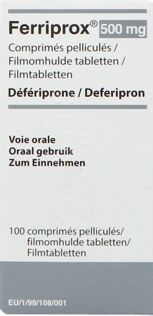 Ferriprox Comp 100 X 500mg 2