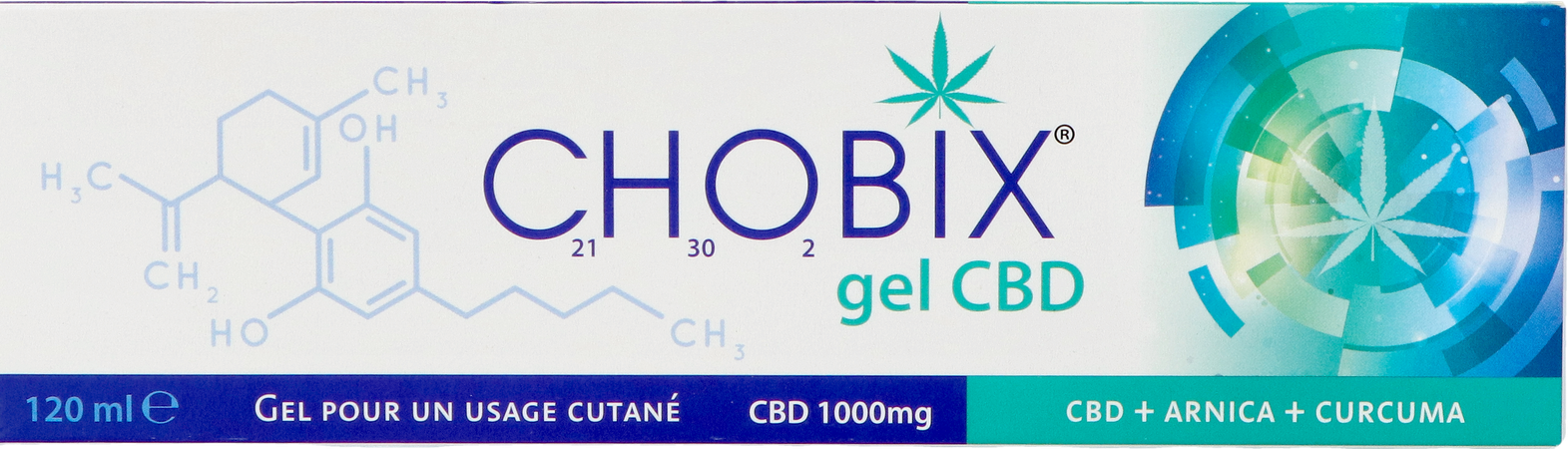 Chobix Gel Cbd 1000mgx120ml 3