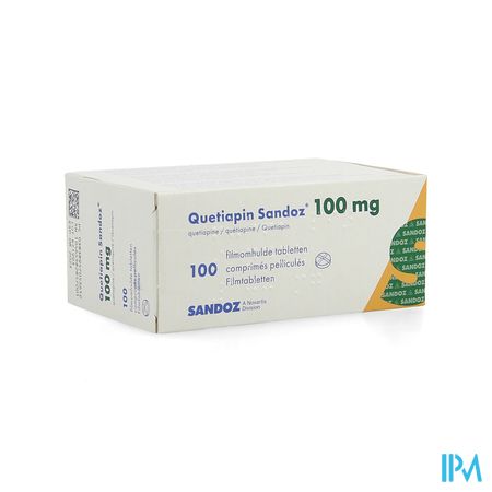 Quetiapin Sandoz Filmomh Tabl 100 X 100mg