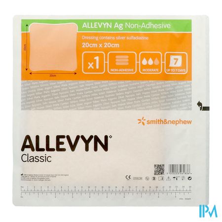 Allevyn Ag N/adhesive Ster 20,0x20,0cm 10 66800090 2