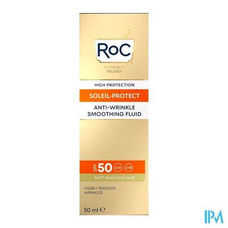 Roc Sol Protect A/wrinkle Smooth.fluid Ip50 Tb50ml 1
