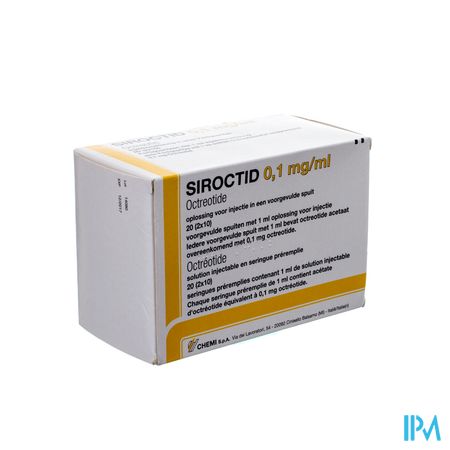 Siroctid 0,1mg/ml Voorgev. Spuit 20 X 1ml