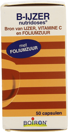 B-ijzer Nutridoses Caps 50 Boiron 12