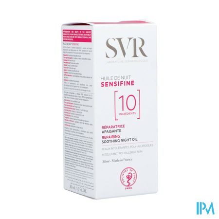 Svr Sensifine Huile Nuit 30ml 1