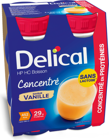 Delical Concentre Vanille 4x200ml 2