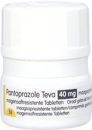 Pantoprazole Teva 40mg Maagsapresist Comp 56 Fl 5
