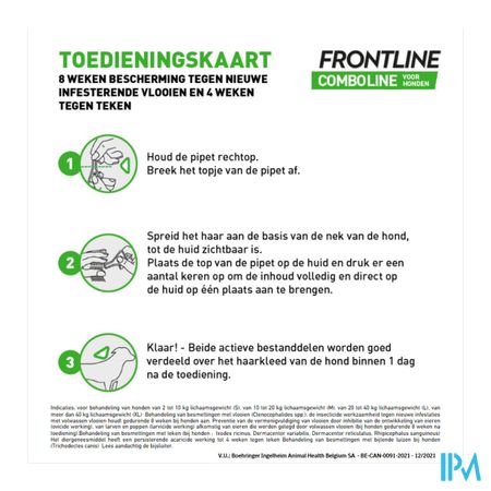 Frontline Combo Line Dog M 10-20kg 3x1,34ml 8
