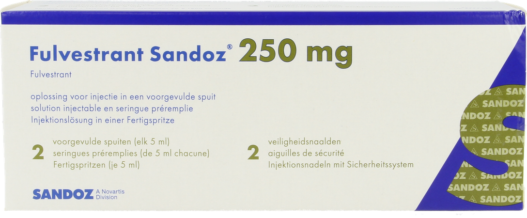 Fulvestrant Sandoz 250mg Ser.prer. 2x5ml 50mg/ml 1