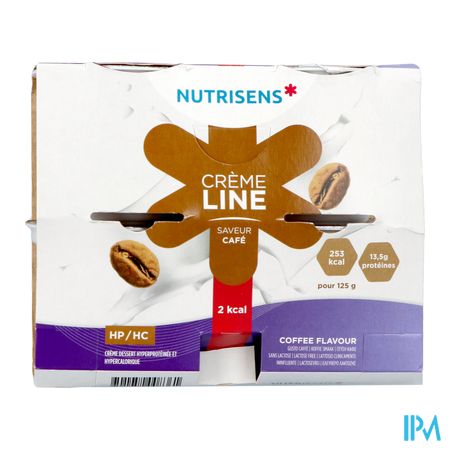 Cremeline+ Koffie Z/lactose 4x125g 1