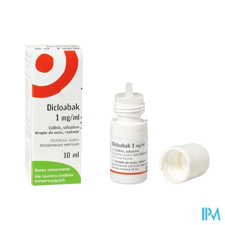 Dicloabak 1mg/ml Collyre En Sol 10ml 0,1% 1